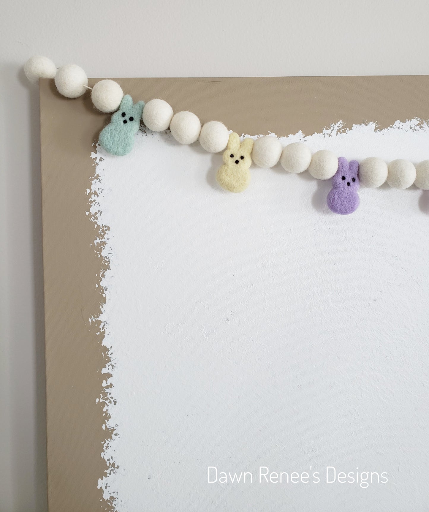 Easter Peeps Felt Garland - Pastel Peeps